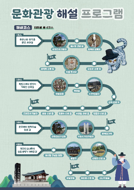 2026년 강북구 문화관광해설 프로그램 포스터