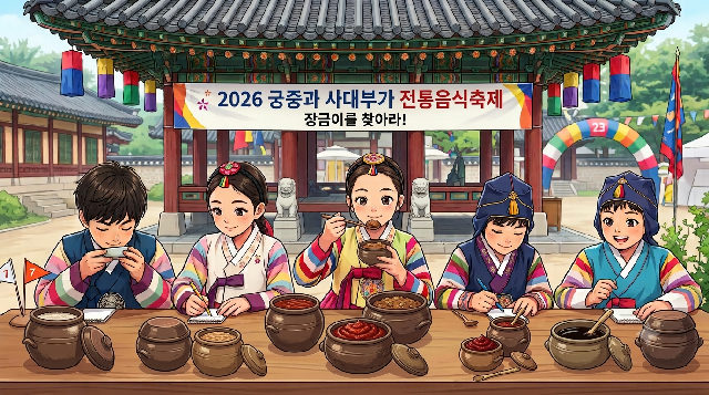 (토) 10. 24. ★2026 궁중과 사대부가 전통음식축제 [장금이를 찾아라!!] 포스터