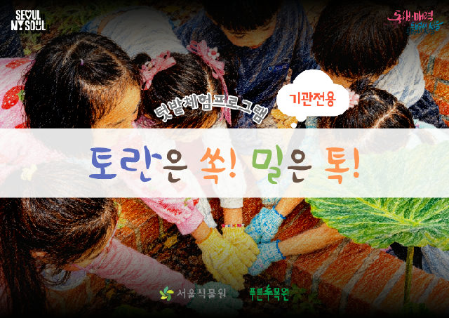 (기관전용) 토란은 쏙! 밀은 톡! 포스터